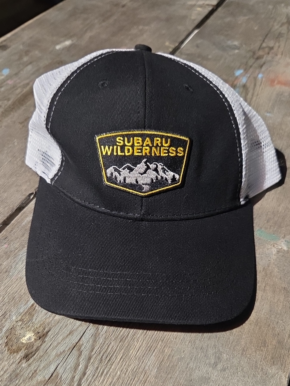 SUBARU Wilderness Black & White Trucker Hat